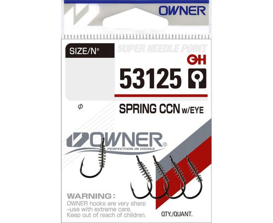 Крючок OWNER Spring Chinu w/Eye BC №10 6шт