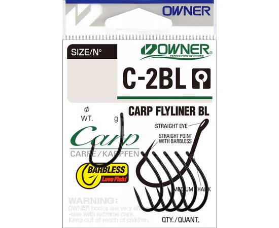 Крючок OWNER Carp Flyliner BL BC №1 5шт
