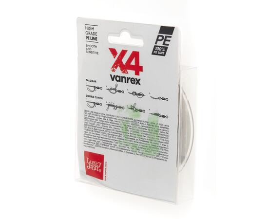 Леска плет. Lucky John Vanrex х4 BRAID Moss Green 125/014