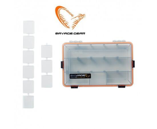 Коробка для приманок SAVAGE GEAR WP Lurebox 4B Smoke 27,5X18X5cm