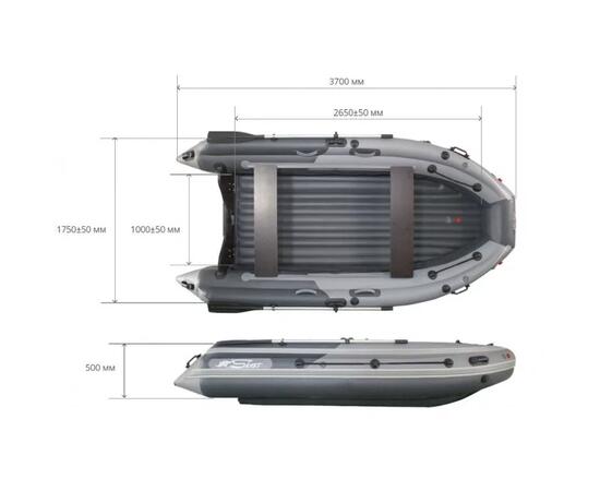 Лодка надувная REEF SKAT TRITON 370 NDFi с интегрированным фальшбортом