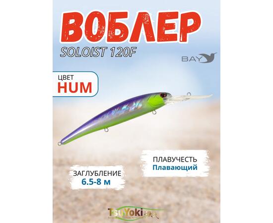 Воблер TsuYoki SOLOIST 120F HUM
