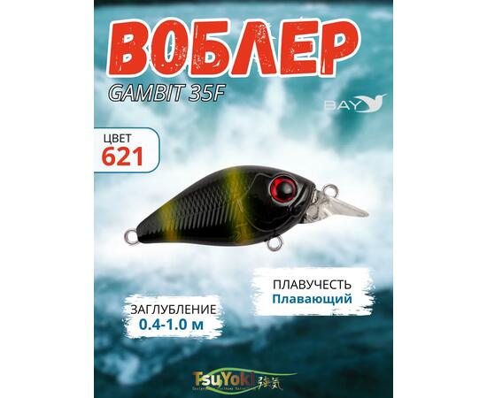 Воблер TsuYoki GAMBIT 35F 621