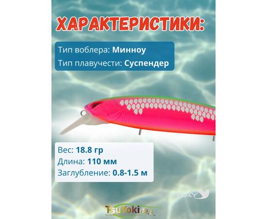 Воблер TsuYoki DIPLOMAT SR 110 SP FRUS