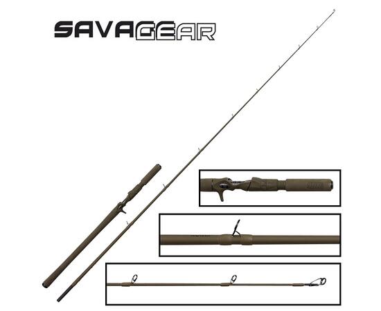 Удилище кастинговое SAVAGE GEAR SG4 Jerk Specialist Trigger 6'6" 206cm 80-150g 1+1sec Toray