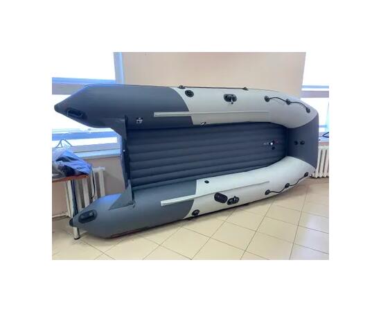 Надувная лодка Таймень RX 3700 НДНД светло-серый/графит