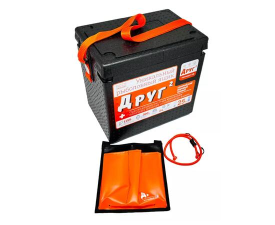 Рыболовный ящик Camping World Друг 2+ 25 л Черный + оригинальная система крепления