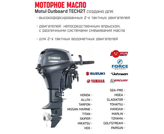 Комплект масел Motul для лодочных моторов Trans350+2TTECH (2шт)