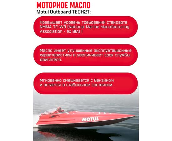 Комплект масел Motul для лодочных моторов Trans350+2TTECH (2шт)