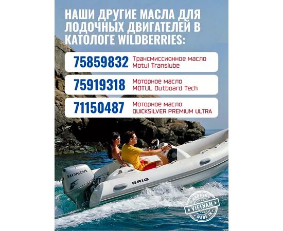 Моторное масло (4-х тактное) Motul Outboard Tech 10W-30 1л