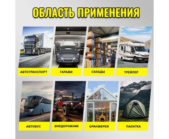 Отопитель автономный BOSSLAND 12В/24В/220В 5кВт 4 выхода переносной  30*36*17см