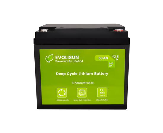Аккумулятор EVOLISUN LiFePO4 12.8 V, 50 Ah (50A)