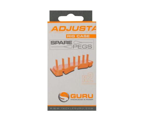 Поводочница GURU Adjustable Rig Case Spare Peg Orange
