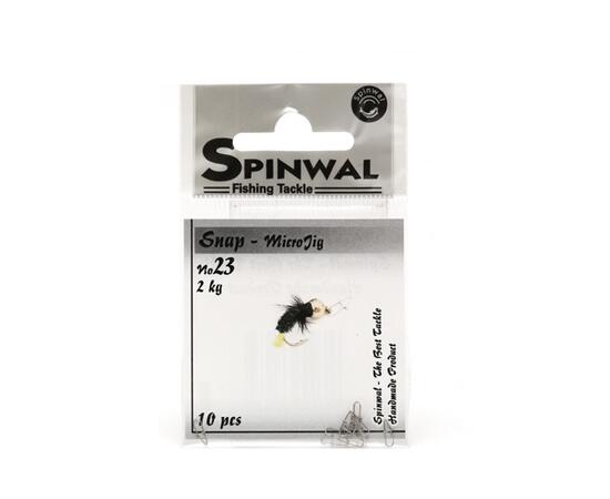 Застежка Spinwal Snap MicroJig size 23 2kg 10pcs