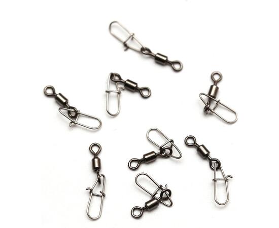 Застежка Spinwal Snap MicroJig with swivel size 23 10pcs