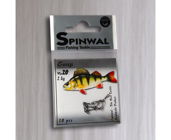 Застежка Spinwal Snap size 20 2kg 10pcs