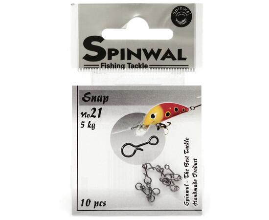 Застежка Spinwal Snap size 21 5kg 10pcs