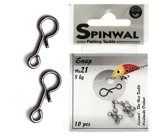 Застежка Spinwal Snap size 21 5kg 10pcs