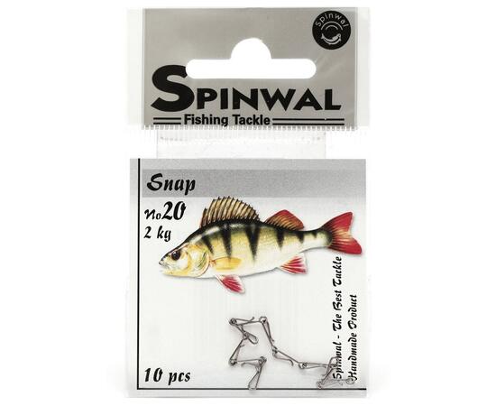 Застежка Spinwal Snap size 20 2kg 10pcs