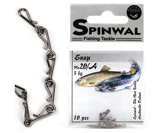 Застежка Spinwal Snap size 20A 5kg 10pcs