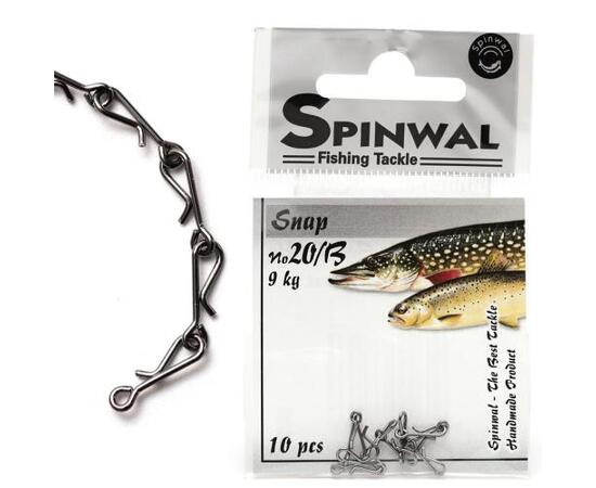 Застежка Spinwal Snap size 20B 9kg 10pcs