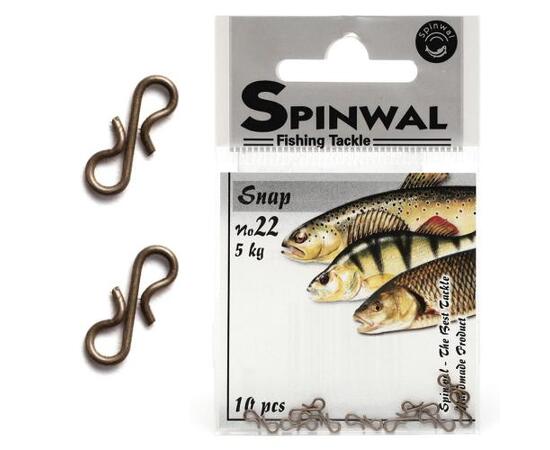 Застежка Spinwal Snap size 22 5kg 10pcs