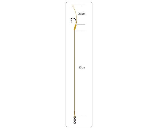 Оснастка готовая карповая OWNER ORC-6 Combi rig №2 25lb 17см 2шт
