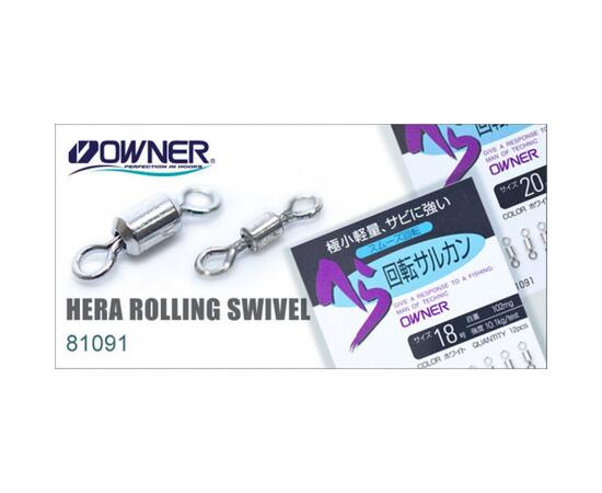 Вертлюг OWNER Hera Rolling Swivel №22 11шт