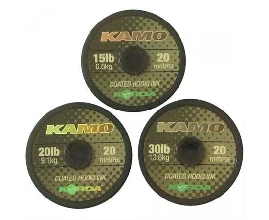 Поводковый материал KORDA Kamo Coated Hooklink 30lb
