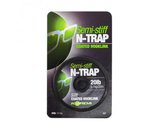 Поводковый материал KORDA N-Trap Semi-stiff 20lb Silt