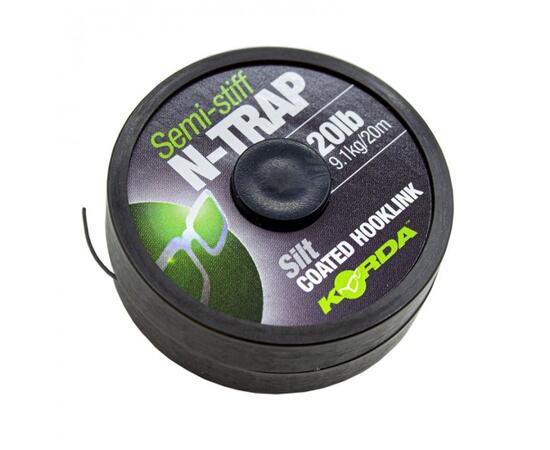 Поводковый материал KORDA N-Trap Semi-stiff 20lb Silt