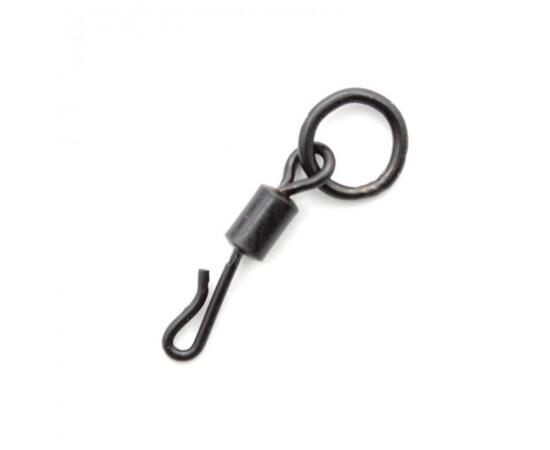 Вертлюг с кольцом и быстросъемом KORDA Kwick Change Swivel №11