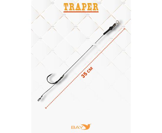 Оснастка Traper LONG RIG 4, 25LB карповая
