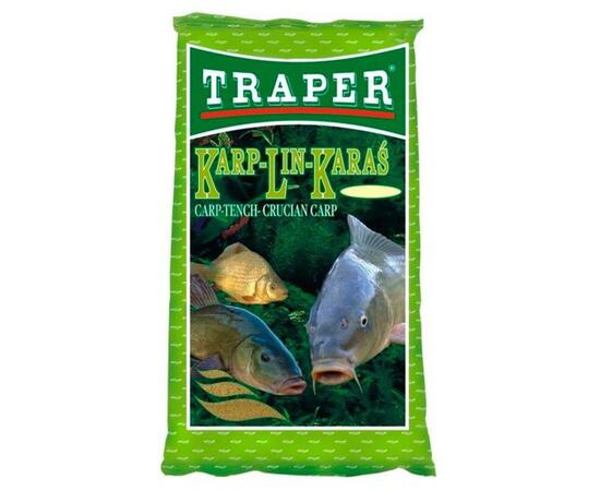Прикормка TRAPER популярная 1 kг Карп-Линь-Карась