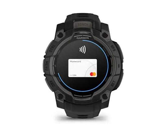 Умные часы Garmin Instinct 3 (50 мм) AMOLED черные/угольные