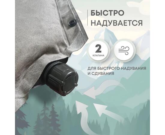 Коврик туристический RSP Velour 50 Double, серый