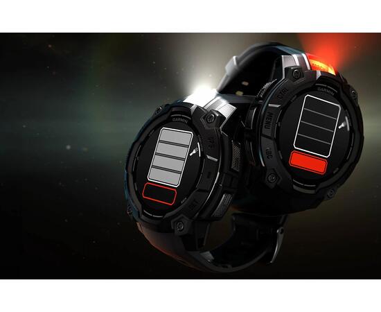 Умные часы Garmin Instinct 3 (50 мм) AMOLED черные/угольные