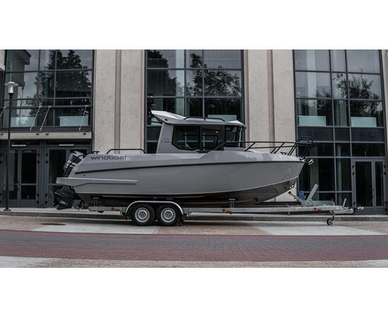 Алюминиевая лодка Windboat 7.0 Cabin