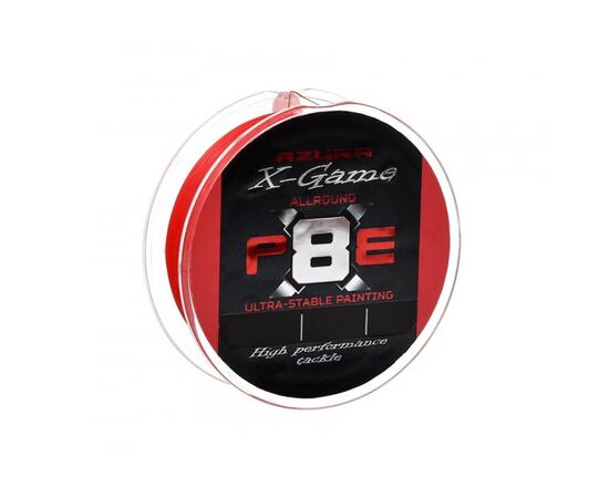 Шнур плетеный AZURA X Game PE Х8 150м Fiery Red #2.0 0.235мм 13.6кг 30lb. шт