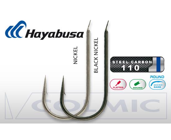 Крючки HAYABUSA: SERIE 128 N.08 (NI)