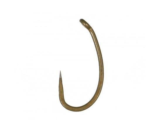 Крючок KORDA Kaptor Kurv Shank Barbless Gravel №4 безбородый