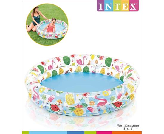59421 Бассейн надувной Intex Морские Звезды, 122 х 25 см, 1-3 лет