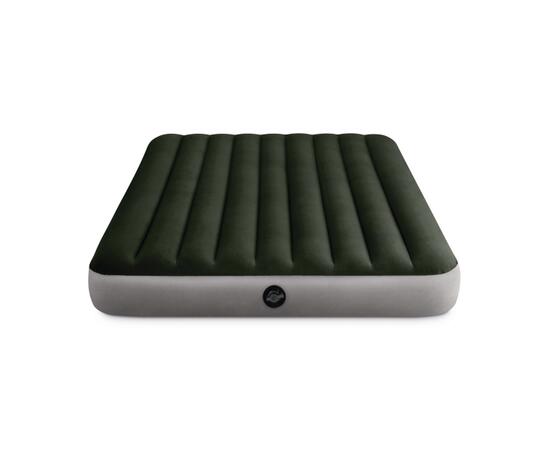 64779 Надувной матрас Intex Downy Airbed, 152х203х25 см, насос на батарейках (6хС)