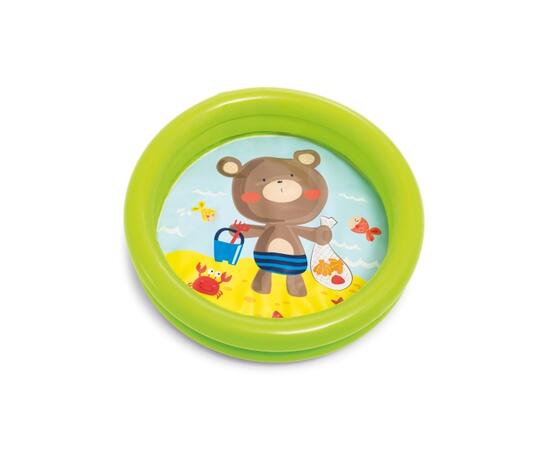 59409 Бассейн надувной Intex Рыбка, 61 х 15 см, 1-3 лет, Фиолетовый