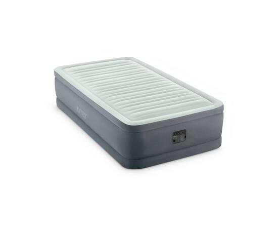 64902 Надувная кровать Intex Premaire Elevated Airbed 99х191х46см, встроенный насос 220V