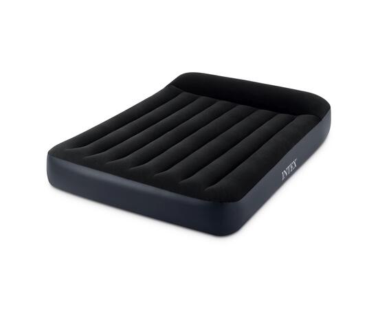 64148 Надувной матрас Intex Pillow Rest Classic Fiber-Tech, 137х191х25см, c встроенным насосом