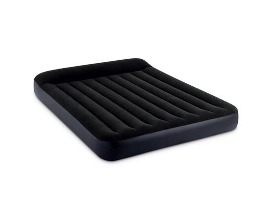 64150 Надувной матрас Intex Pillow Rest Classic Fiber-Tech, 152х203х25см, c встроенным насосом