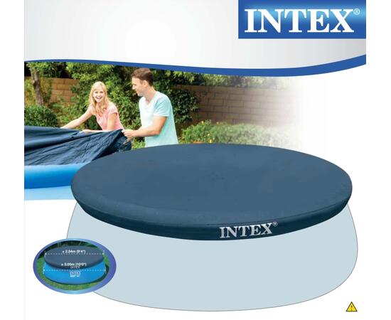 28020 Тент для надувного бассейна Intex 244 см