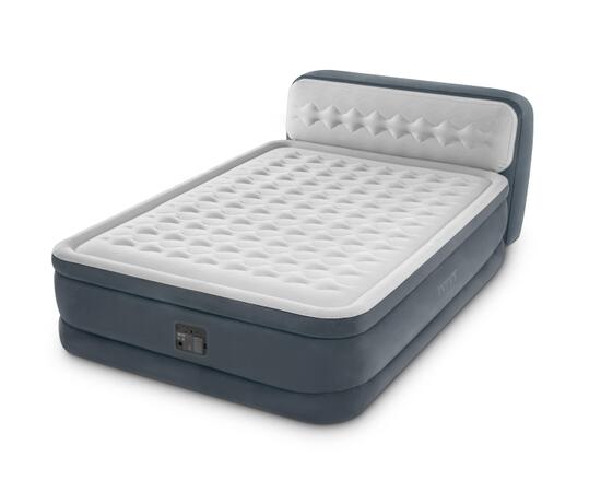 64448 Надувная кровать Intex Ultra Plush 152х236х46см, с встроенным насосом 220-240V