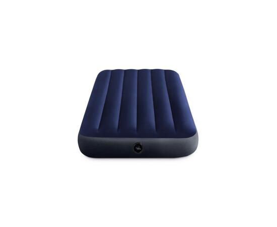 64757 Надувной матрас Intex Classic Downy Airbed Fiber-tech, 99х191х25см